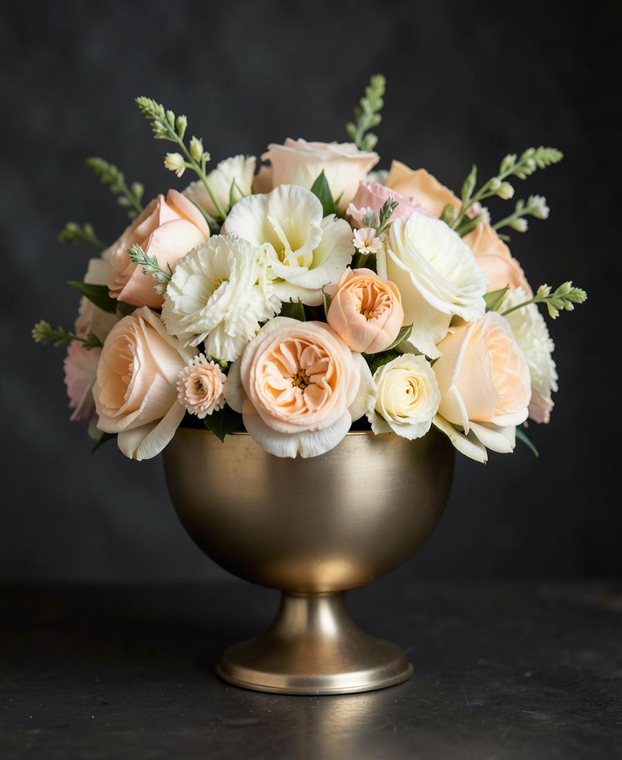 Champagne Footed Bowl